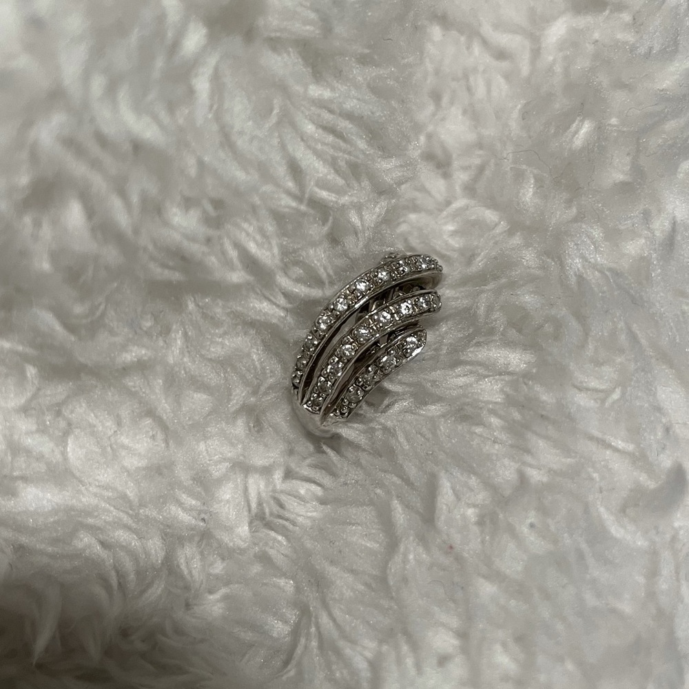 Sterling Silver CZ Ring - Size 7